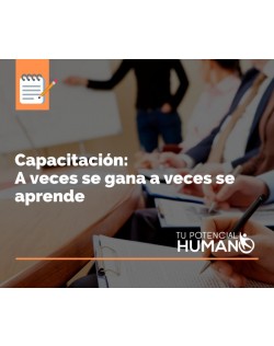 Capacitación: A veces se gana a veces se apre