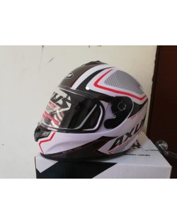 Casco AXUS Snow blanco  Doble certificacion