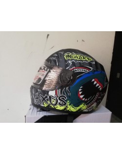 Casco AXUS Tiburon Mate Doble Certificacion